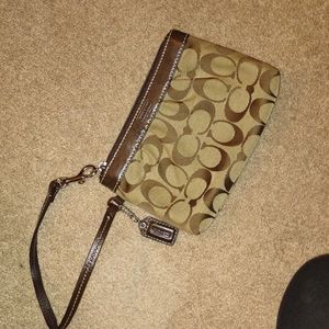 Authentic coach wristlet